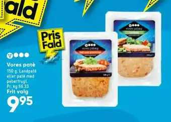 Bilka Vores patè tilbud