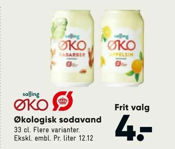 Bilka Økologisk sodavand tilbud