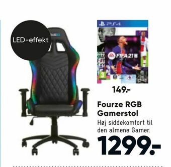 Fourze RGB Gamerstol