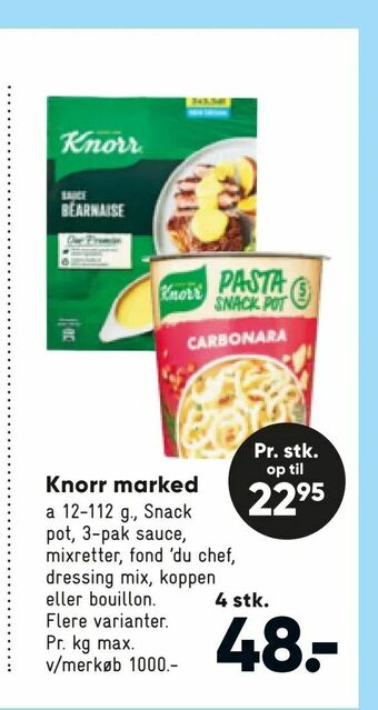 Bilka Knorr marked tilbud