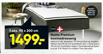 Bilka Huma Premium boxmadrasseng tilbud