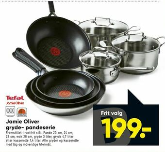 Bilka Jamie Oliver gryde- pandeserie tilbud