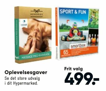 Bilka Oplevelsesgaver tilbud