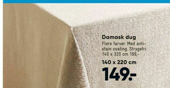 Bilka Damask dug tilbud
