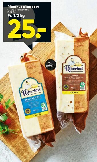 Bilka Riberhus skæreost tilbud