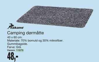 Harald Nyborg Camping dørmåtte tilbud