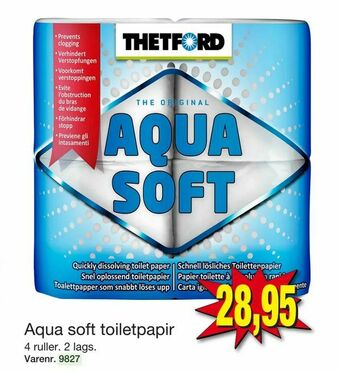Harald Nyborg Aqua soft toiletpapir tilbud