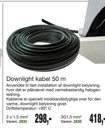 Harald Nyborg Downlight kabel 50 m tilbud