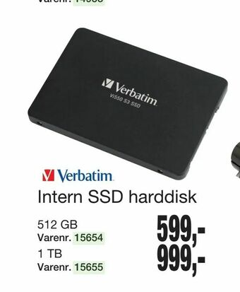 Harald Nyborg Intern SSD harddisk tilbud