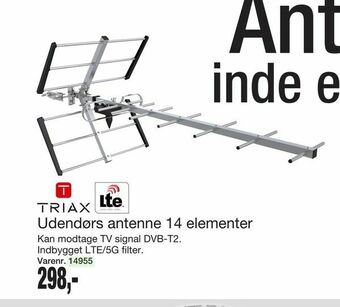 Harald Nyborg Udendørs antenne 14 elementer tilbud