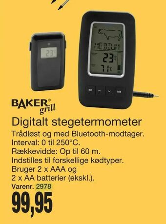 Harald Nyborg Digitalt stegetermometer tilbud