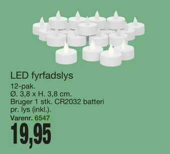 LED fyrfadslys