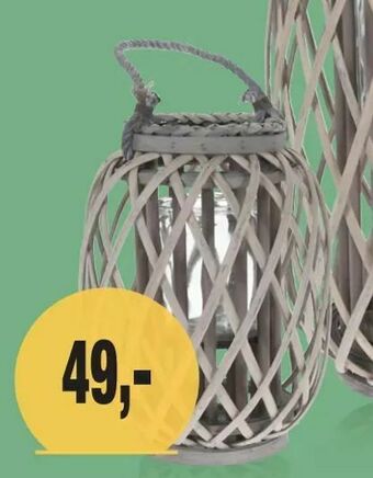 Harald Nyborg Lanterne i rattan tilbud