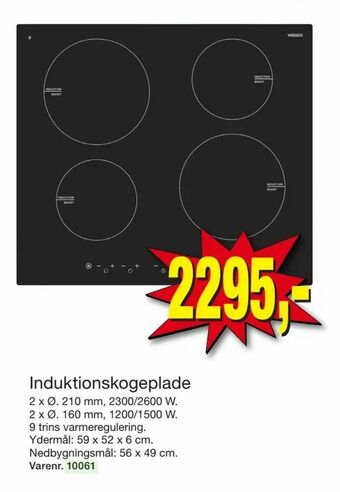 Harald Nyborg Induktionskogeplade tilbud