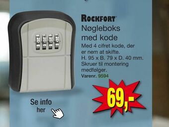 Harald Nyborg Nøgleboks med kode tilbud