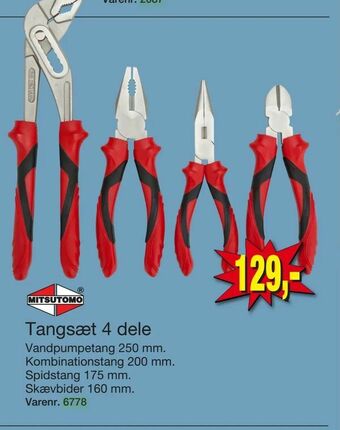 Harald Nyborg Tangsæt 4 dele tilbud