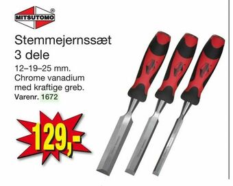 Harald Nyborg Stemmejernssæt 3 dele tilbud