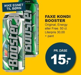 Let-Køb Booster energidrik tilbud
