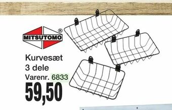 Harald Nyborg Kurvesæt 3 dele tilbud