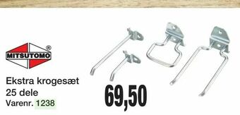 Ekstra krogesæt 25 dele