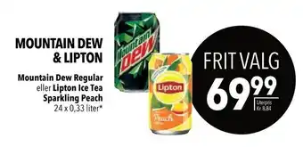 Citti Mountain dew & lipton tilbud