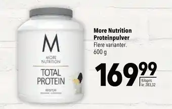 More nutrition proteinpulver