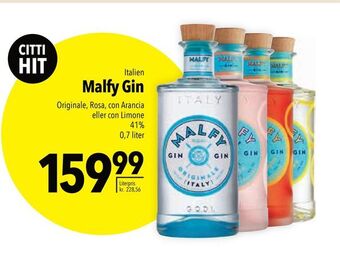 Citti Malfy gin tilbud