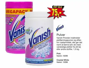 Harald Nyborg Vanish Pulver tilbud
