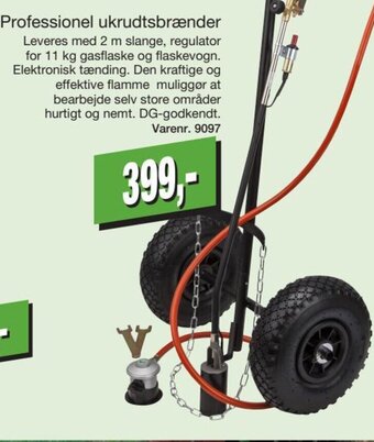 Professionel ukrudtsbrænder