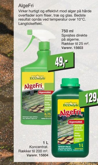 Harald Nyborg Ecostyle Algefri tilbud