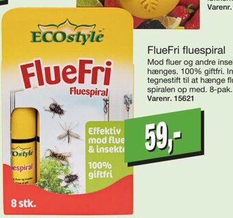 Harald Nyborg Ecostyle FlueFri fluespiral tilbud