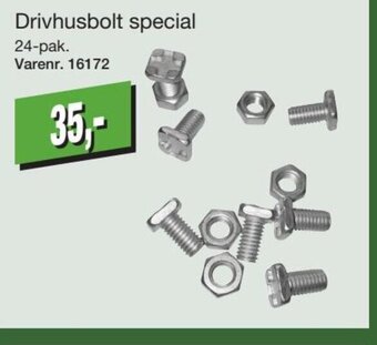 Harald Nyborg Drivhusbolt special tilbud
