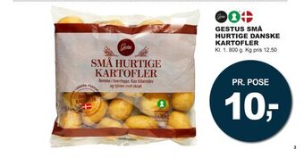Gestus små hurtige danske kartofler
