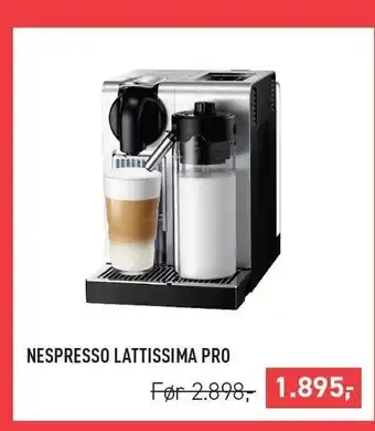 Nespresso lattissima pro
