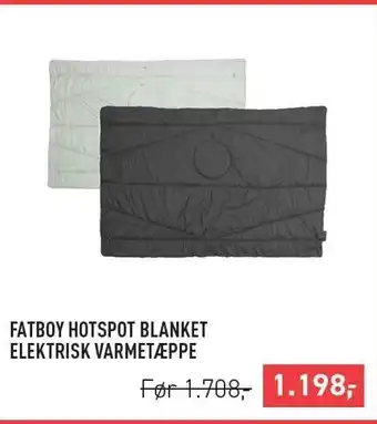 Fatboy hotspot blanket elektrisk varmetæppe