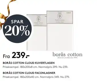 SengeSpecialisten Borås cotton cloud kuvertlagen tilbud