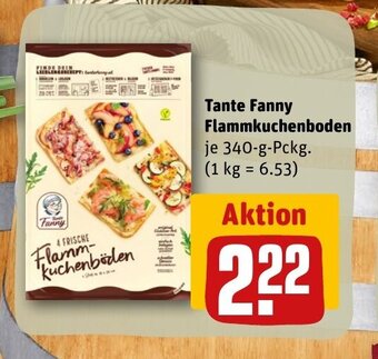 REWE DE Tante Fanny Flammkuchenboden tilbud