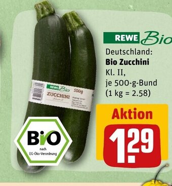 REWE DE Bio Zucchini tilbud