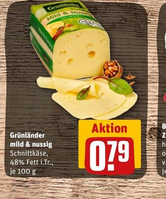 REWE DE Grünländer Mild & Nussig tilbud