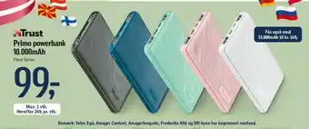 Føtex Primo powerbank 10000mAh tilbud