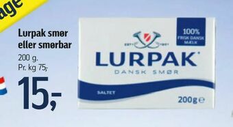 Føtex Lurpak smør eller smørbar tilbud