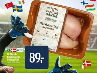 Føtex De Danske Familiegårde kyllingefilet tilbud