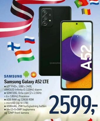 Føtex Samsung Galaxy A52 LTE tilbud