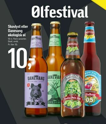 Føtex Skovlyst eller Danevang økologisk øl tilbud
