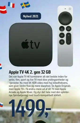Føtex Apple TV 4K 2. gen 32 GB tilbud
