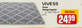 REWE DE Vivess Vintage-Teppich tilbud
