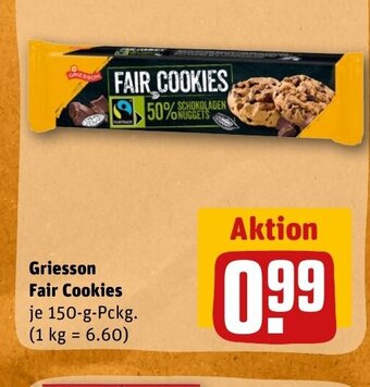 REWE Griesson Fair Cookies tilbud