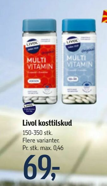 Føtex Livol kosttilskud tilbud