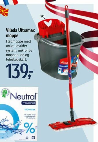 Føtex Vileda Ultramax moppe tilbud