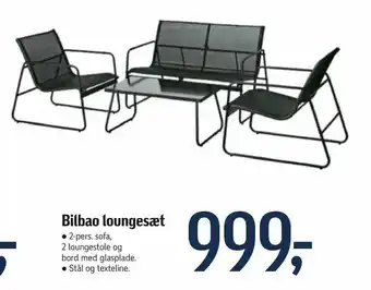 Føtex Bilbao loungesæt tilbud